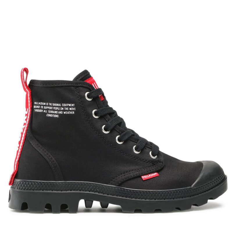 Туристически oбувки Palladium Pampa Hi Dare 76258-008-M Черен цвят на ниска цена