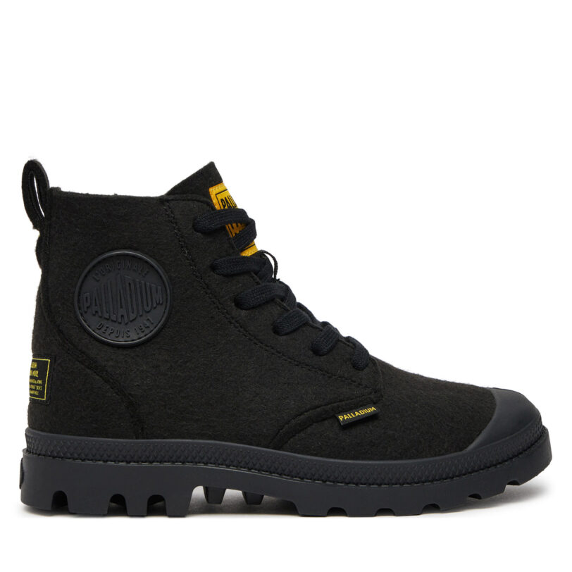Туристически oбувки Palladium Pampa Hi Merino 74377-008-M Черен цвят на ниска цена