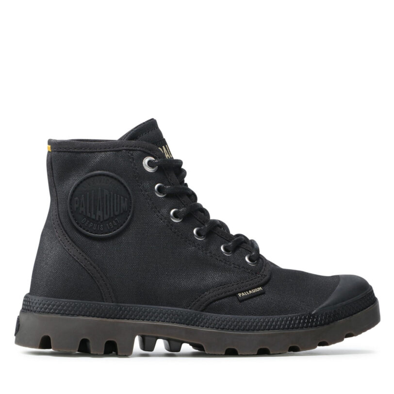 Туристически oбувки Palladium Pampa Hi Wax U 77222-008-M Черен цвят на ниска цена