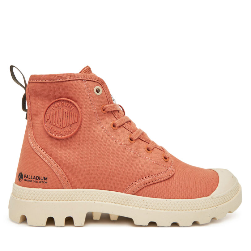 Туристически oбувки Palladium Pampa Hi Zip Organic 79101-666-M Оранжев цвят на ниска цена