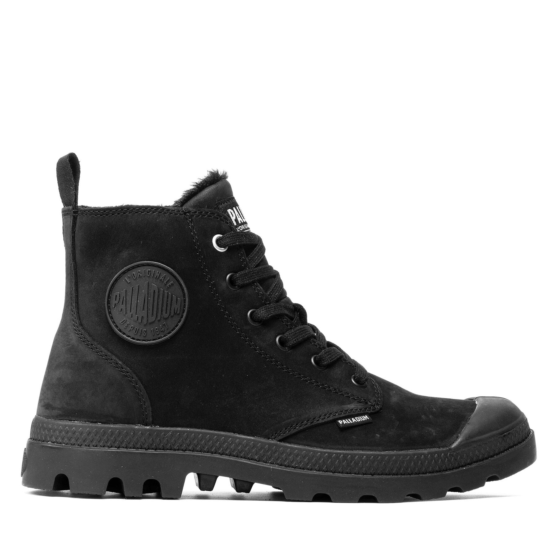 Туристически oбувки Palladium Pampa Hi Zip Wl 05982-010-M Черен цвят на ниска цена