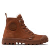 Туристически oбувки Palladium Pampa Hi Zip Wl 95982-200-M Кафяв цвят на ниска цена
