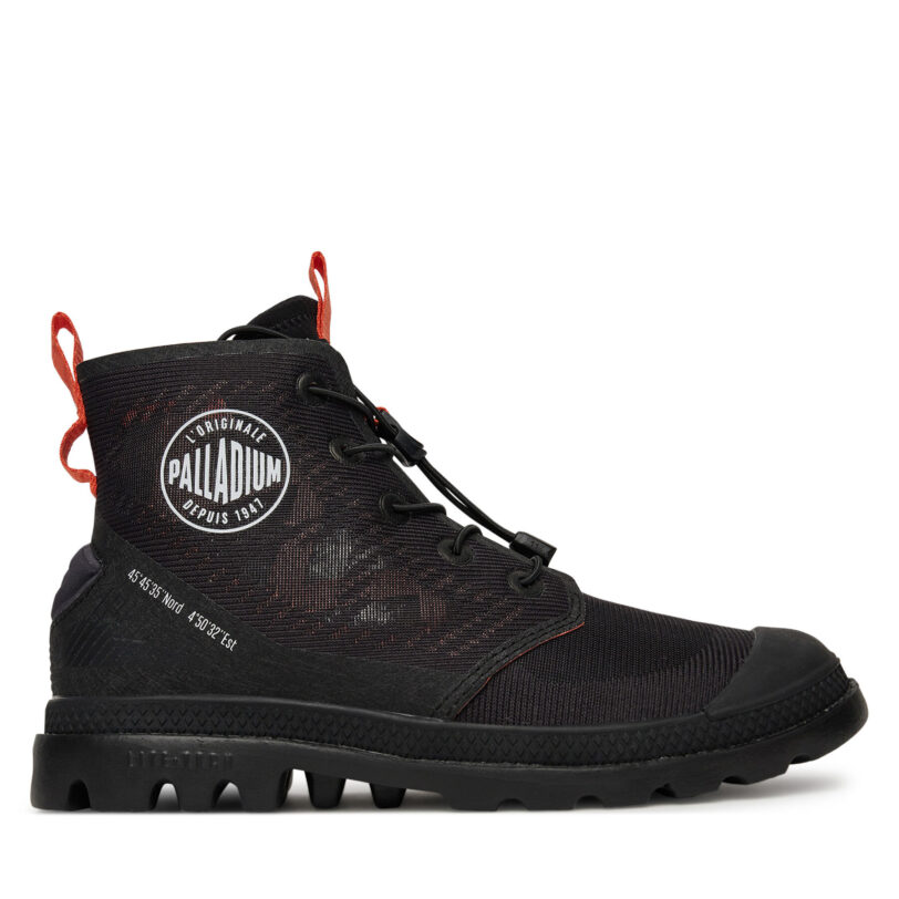 Туристически oбувки Palladium Pampa Lite Travel Vt 74472-008-M Черен цвят на ниска цена
