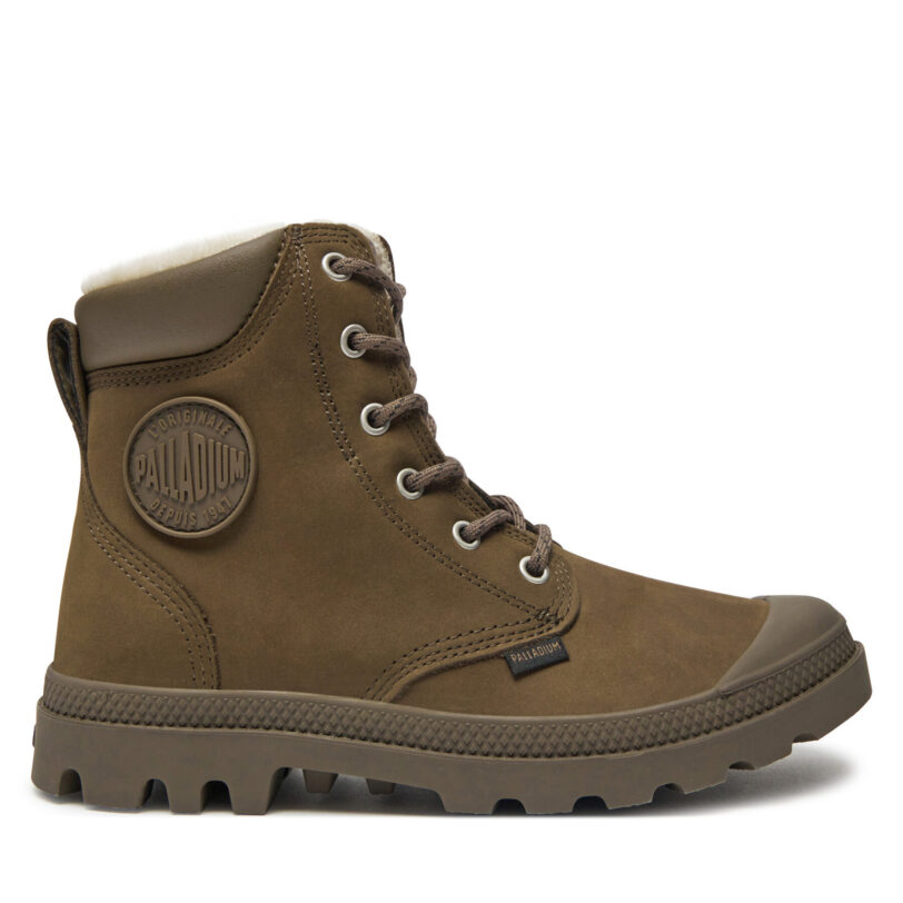 Туристически oбувки Palladium Pampa Sport Cuff Wps 72992-222-M Кафяв цвят на ниска цена