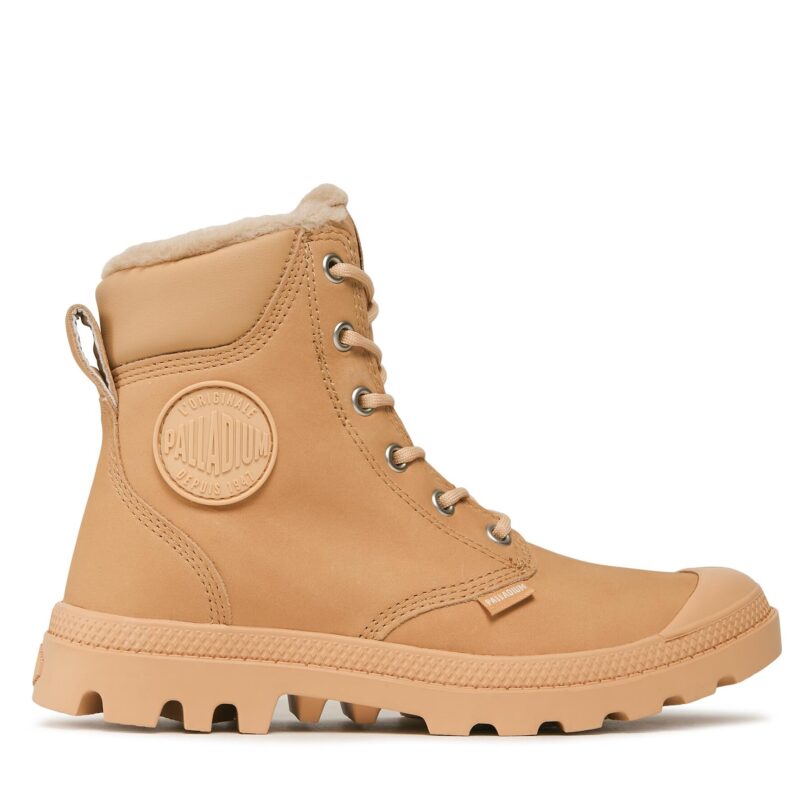 Туристически oбувки Palladium Pampa Sport Cuff Wps 72992-243-M Бежов цвят на ниска цена