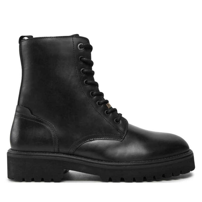 Туристически oбувки Pepe Jeans Durham Combat PMS50254 Черен цвят на ниска цена