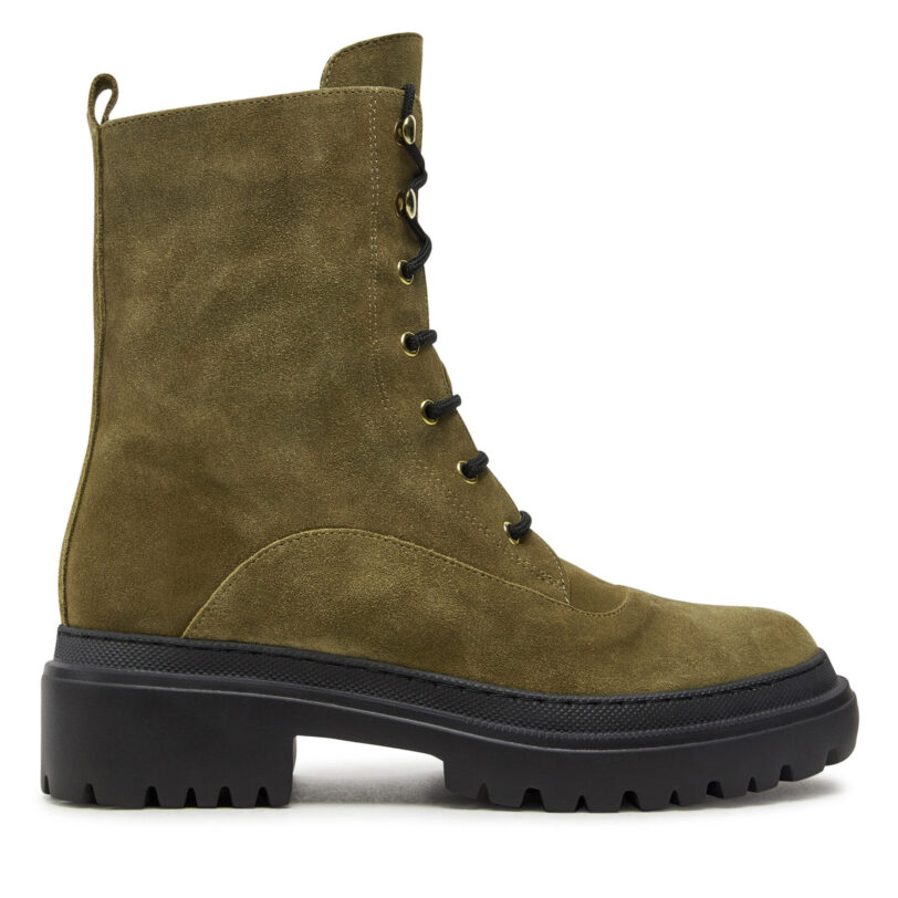 Туристически oбувки Pollini SA21104G1LTN0105 Зелен цвят на ниска цена