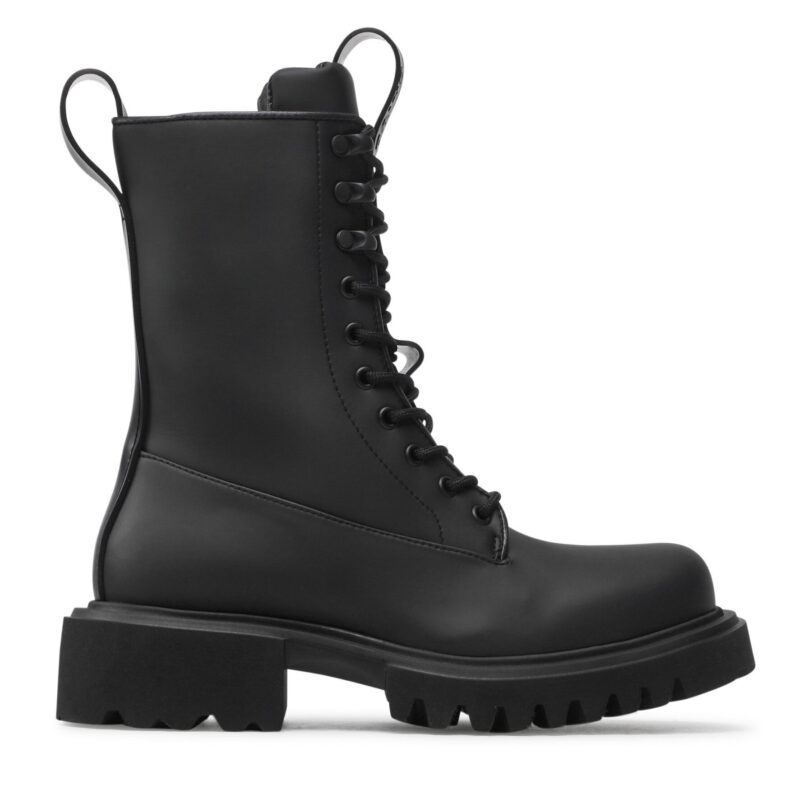 Туристически oбувки Rains Show Combat Boot 22600 Черен цвят на ниска цена