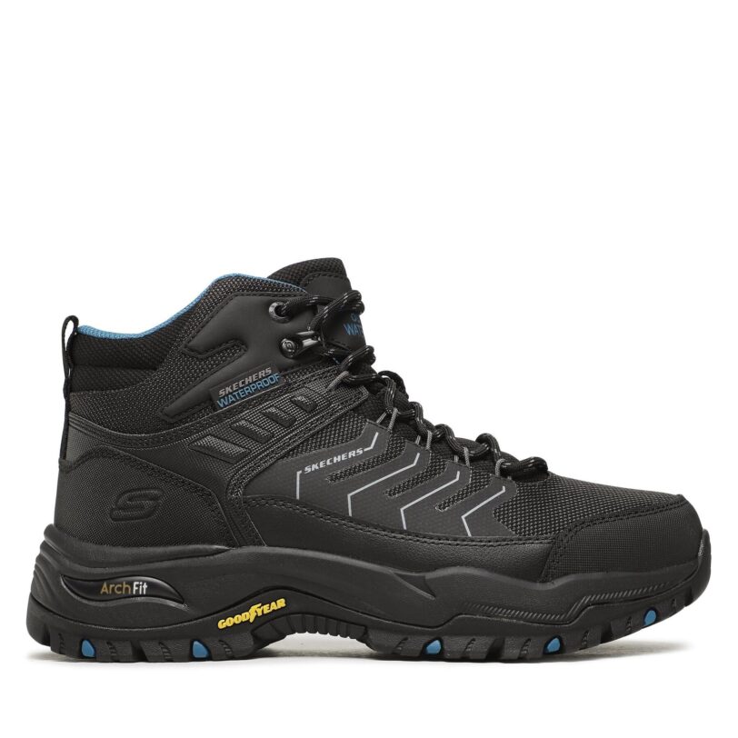 Туристически oбувки Skechers Arch Fit Dawson Raveno 204634/BLK Черен цвят на ниска цена