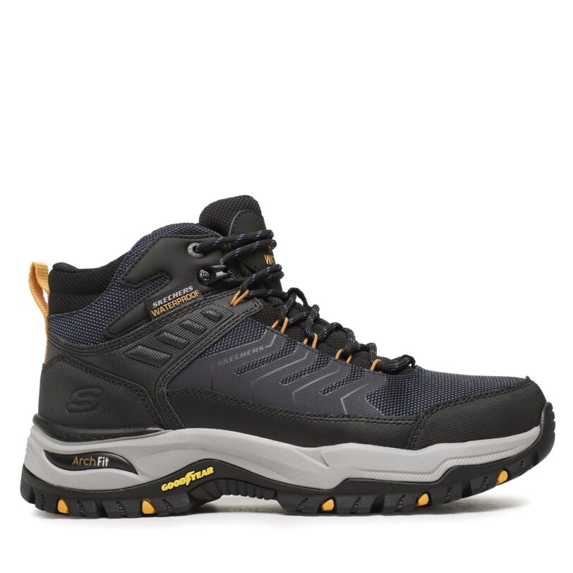 Туристически oбувки Skechers Arch Fit Dawson Raveno 204634/NVBK Син цвят на ниска цена
