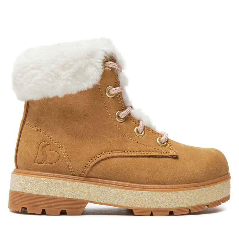 Туристически oбувки Skechers Street Glitz 310952L Кафяв цвят на ниска цена