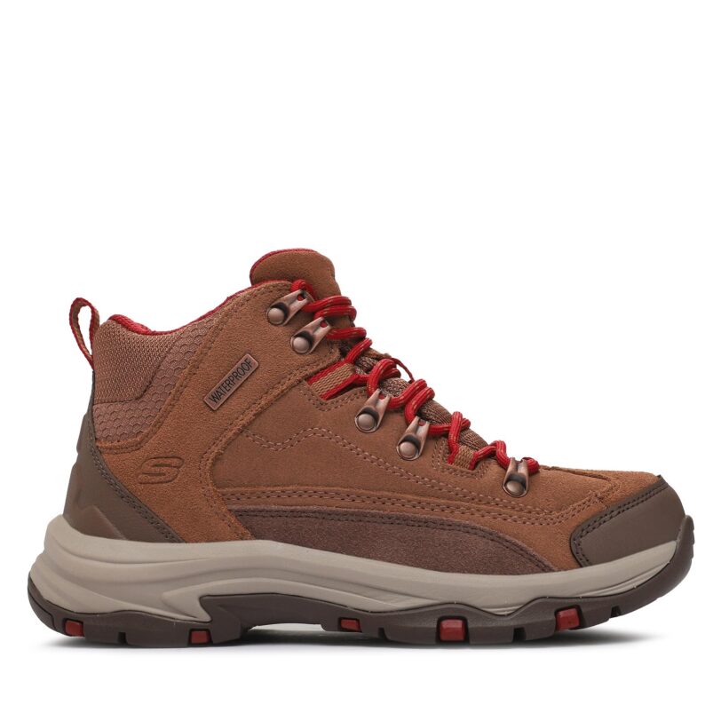 Туристически oбувки Skechers Trego Alpine Trail 167004/BRN Кафяв цвят на ниска цена
