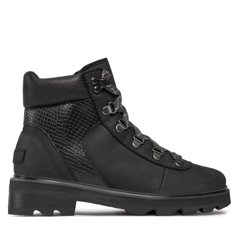 Туристически oбувки Sorel Lennox™ Hiker Stkd Wp NL4841-011 Черен цвят на ниска цена
