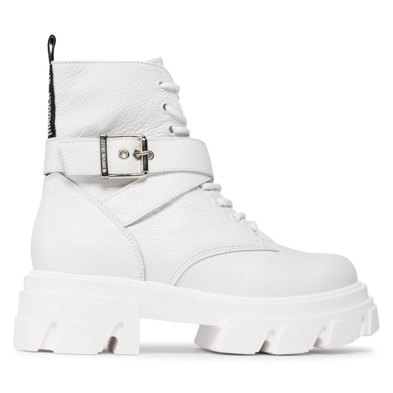 Туристически oбувки Steve Madden Mae Bootie SM19000034 SM19000034-107 Бял цвят на ниска цена