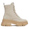 Туристически oбувки Steve Madden Tanker Bootie SM11001261 SM11001261-846 Бежов цвят на ниска цена