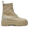 Туристически oбувки Tommy Hilfiger Flag Ventile Lace Up Boot FW0FW08287 Бежов цвят на ниска цена