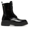 Туристически oбувки Tommy Hilfiger Lace-Up Bootie T4A5-34025-0775 S Черен цвят на ниска цена