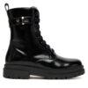 Туристически oбувки Tommy Hilfiger Lace-Up Bootie T4A5-34028-1453 S Черен цвят на ниска цена