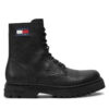 Туристически oбувки Tommy Jeans EM0EM01471 Черен цвят на ниска цена