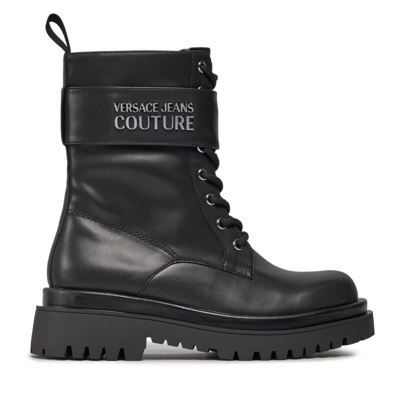 Туристически oбувки Versace Jeans Couture 75VA3S64 Черен цвят на ниска цена