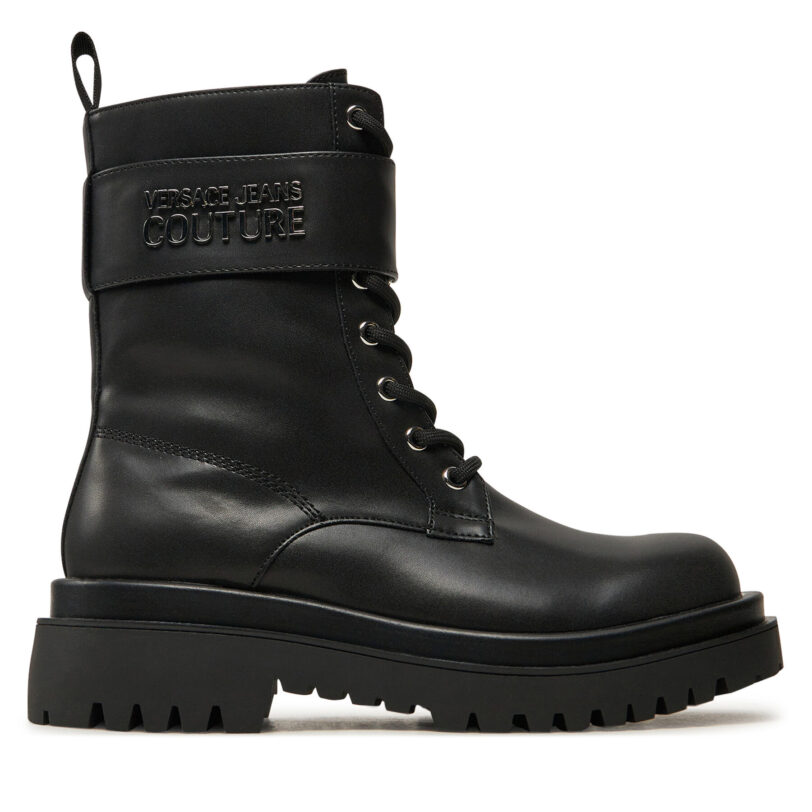 Туристически oбувки Versace Jeans Couture Drew 77VA3S64 Черен цвят на ниска цена