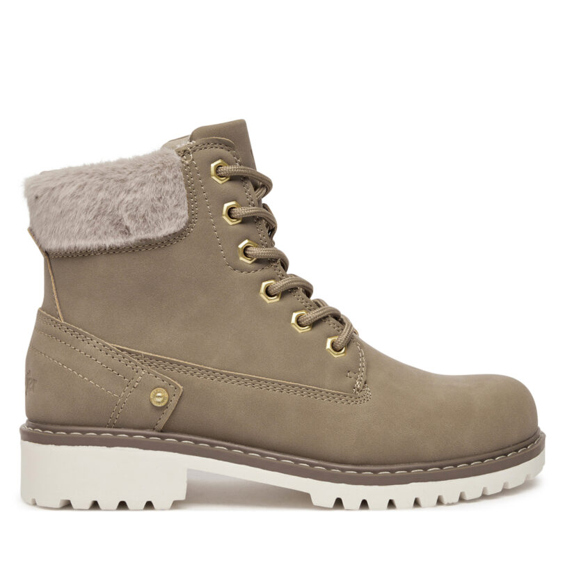 Туристически oбувки Wrangler Fur Women High 20243069 Кафяв цвят на ниска цена