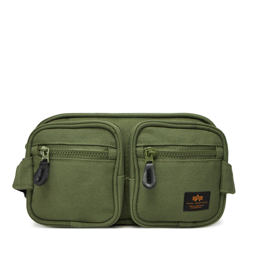 Чанта за кръст Alpha Industries 156943 Каки цвят на ниска цена