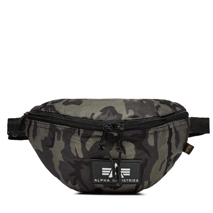 Чанта за кръст Alpha Industries Rubber Print 198912 125 Черен цвят на ниска цена