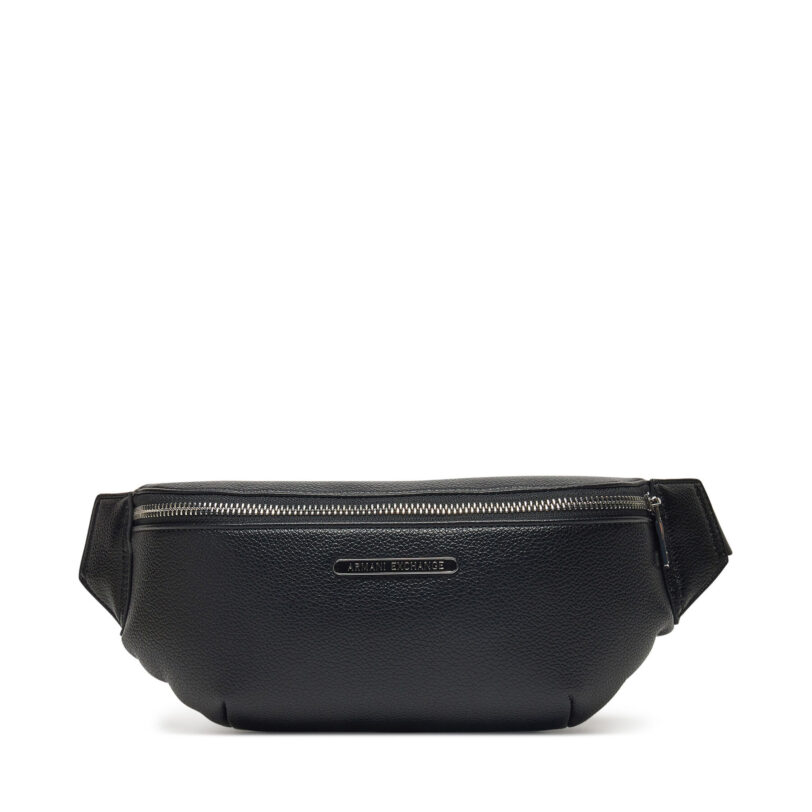 Чанта за кръст Armani Exchange XM000848 AF12134 UC001 Черен цвят на ниска цена