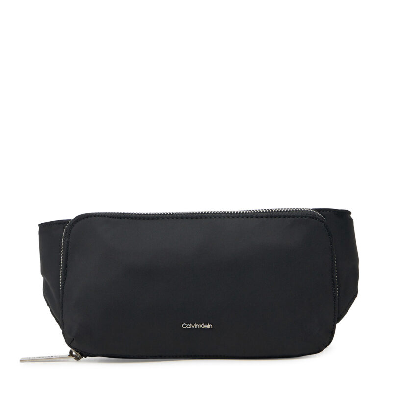 Чанта за кръст Calvin Klein Business Tech Waistbag K50K512903 Черен цвят на ниска цена