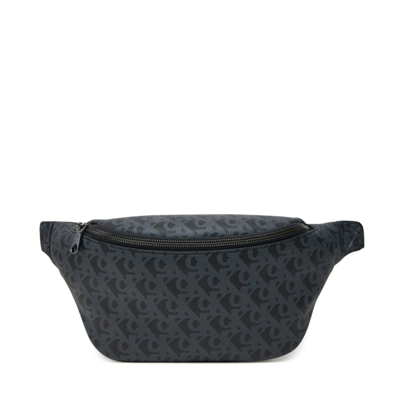 Чанта за кръст Calvin Klein Jeans Matte Aop Sq Waistbag 38 LV04G3113G Черен цвят на ниска цена