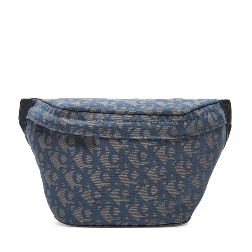 Чанта за кръст Calvin Klein Jeans Unstructured Monogram Waistbag LV04G3177G Светлосиньо цвят на ниска цена