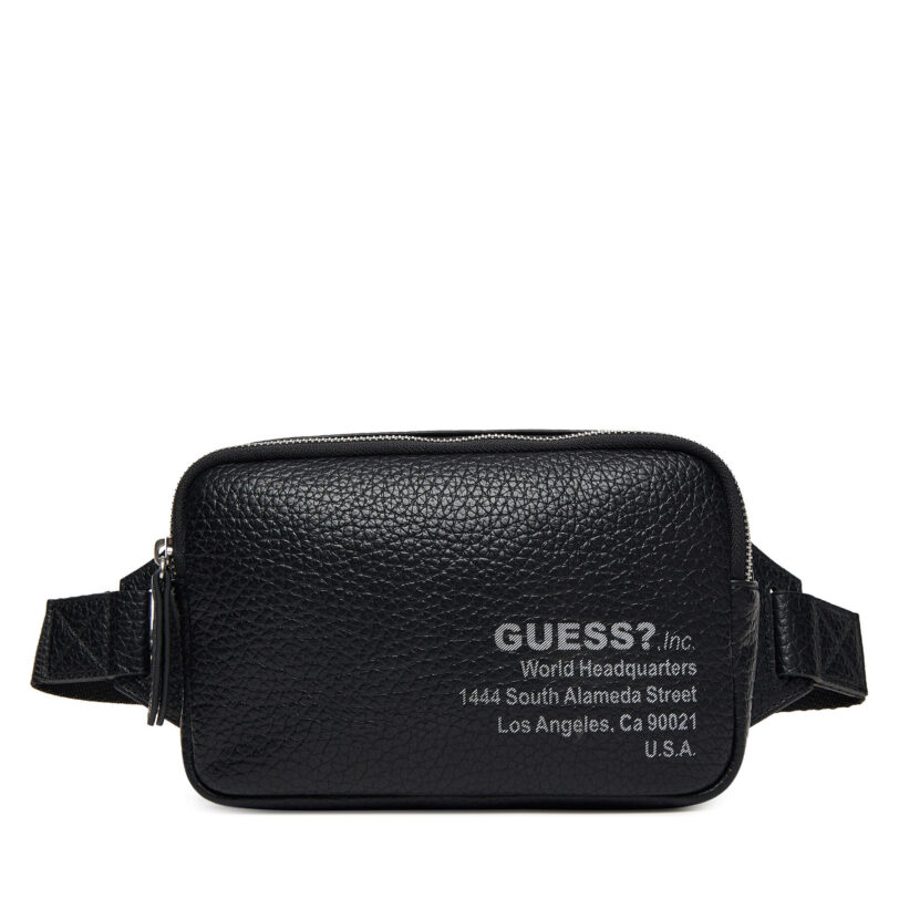 Чанта за кръст Guess HMNYLP P5424 Черен цвят на ниска цена