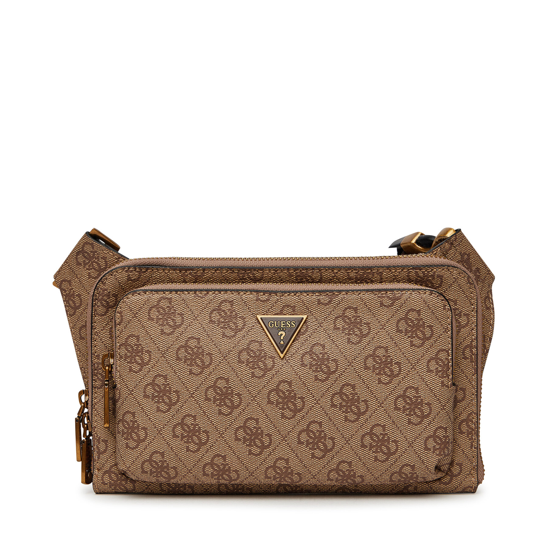 Чанта за кръст Guess MIlano HMMILO P5214 Кафяв цвят на ниска цена