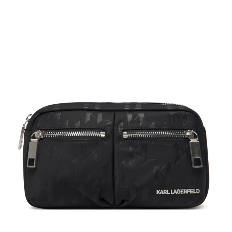 Чанта за кръст KARL LAGERFELD A3M30164 Черен цвят на ниска цена