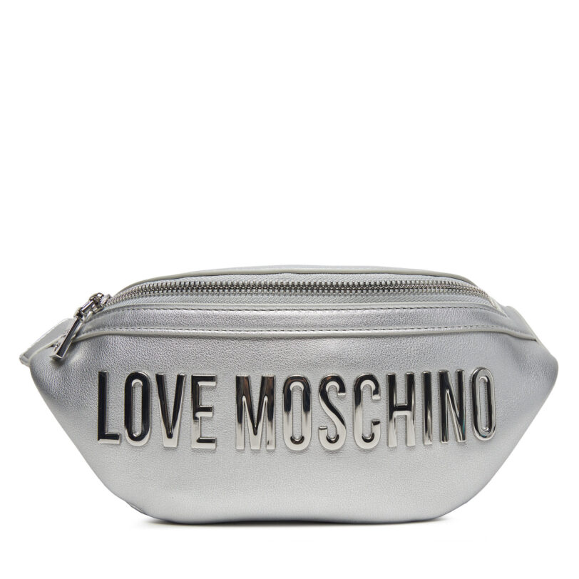 Чанта за кръст LOVE MOSCHINO JC4195PP1MKD196B Сребрист цвят на ниска цена