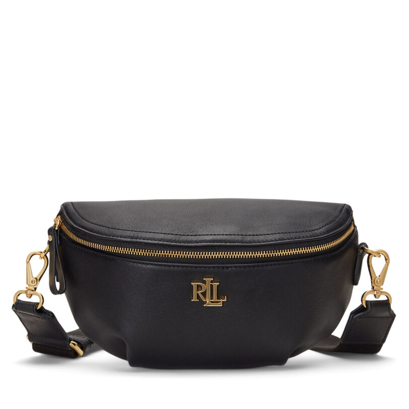 Чанта за кръст Lauren Ralph Lauren 431934832003 Черен цвят на ниска цена