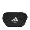 Чанта за кръст adidas Daily Waist Bag JJ1496 Черен цвят на ниска цена