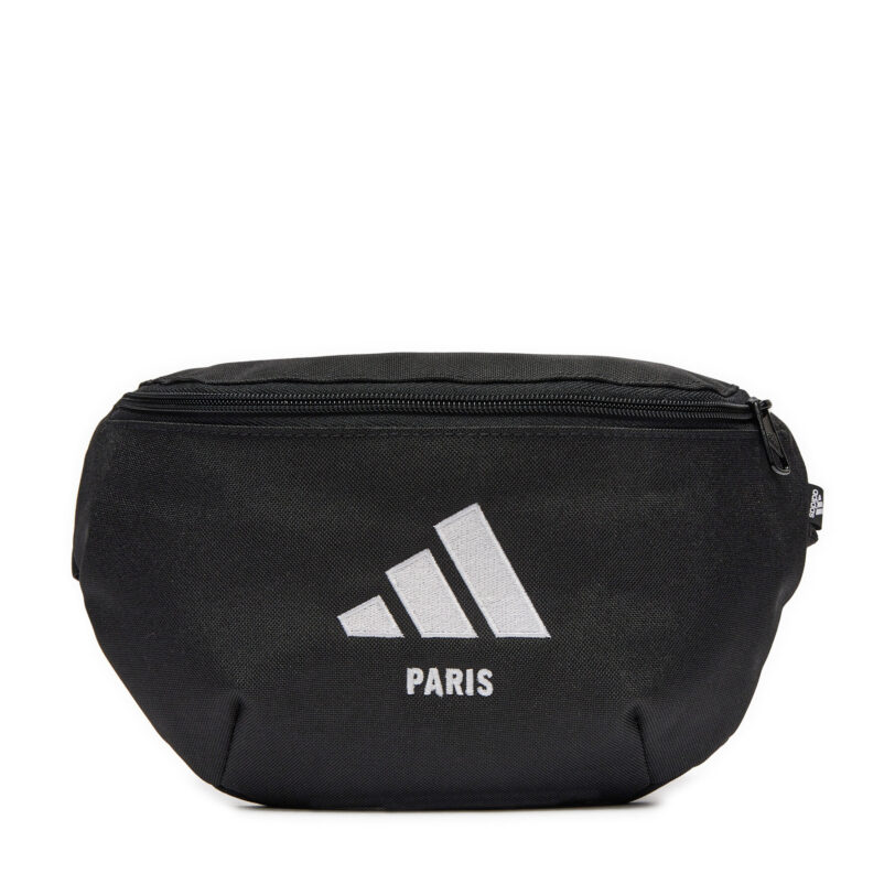 Чанта за кръст adidas Daily Waist Bag JJ1496 Черен цвят на ниска цена
