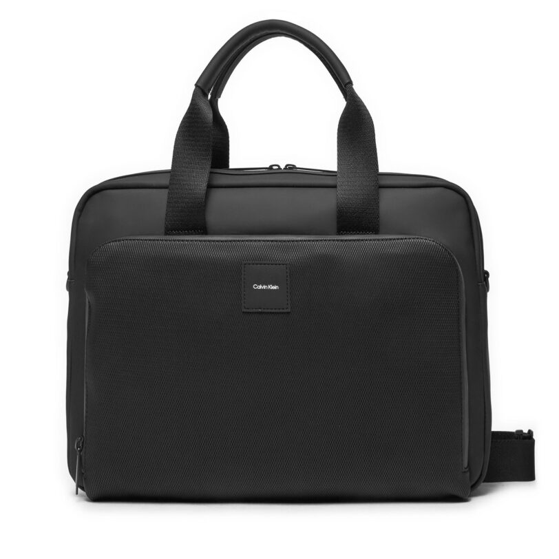 Чанта за лаптоп Calvin Klein Ck Essential Laptop Bag Rub K50K512724 Черен цвят на ниска цена