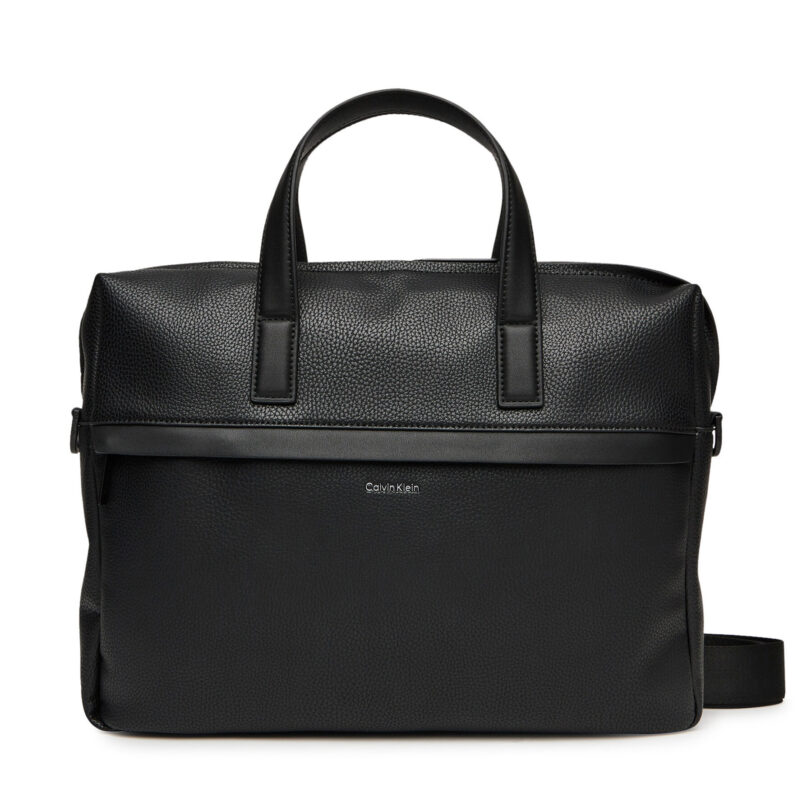 Чанта за лаптоп Calvin Klein Ck Must Laptop Bag LV04D3082G Черен цвят на ниска цена