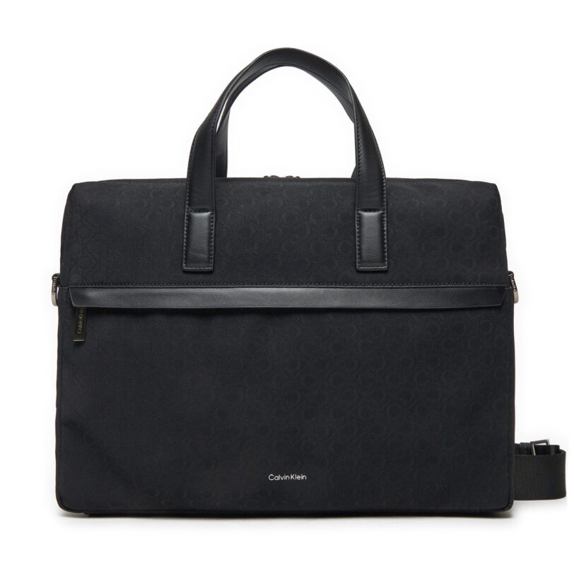 Чанта за лаптоп Calvin Klein Ck Must Laptopa Bag Mono K50K512727 Черен цвят на ниска цена