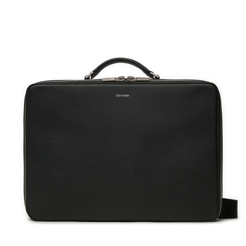 Чанта за лаптоп Calvin Klein Ck Sleek Laptop Bag K50K512738 Черен цвят на ниска цена