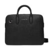 Чанта за лаптоп Tommy Hilfiger Th Business Leather Computer Bag AM0AM13642 Черен цвят на ниска цена