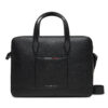 Чанта за лаптоп Tommy Hilfiger Th Central Slim Computer Bag AM0AM13484 Черен цвят на ниска цена