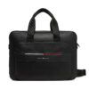 Чанта за лаптоп Tommy Hilfiger Th Foundation Computer Bag AM0AM13198 Черен цвят на ниска цена