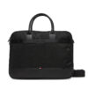 Чанта за лаптоп Tommy Hilfiger Th Nylon Travel Computer Bag AM0AM13470 Черен цвят на ниска цена