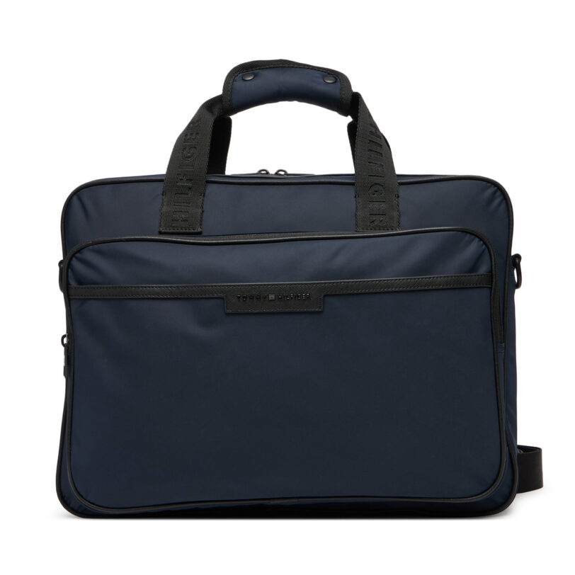 Чанта за лаптоп Tommy Hilfiger Th Repreve Computer Bag AM0AM13466 Тъмносин цвят на ниска цена