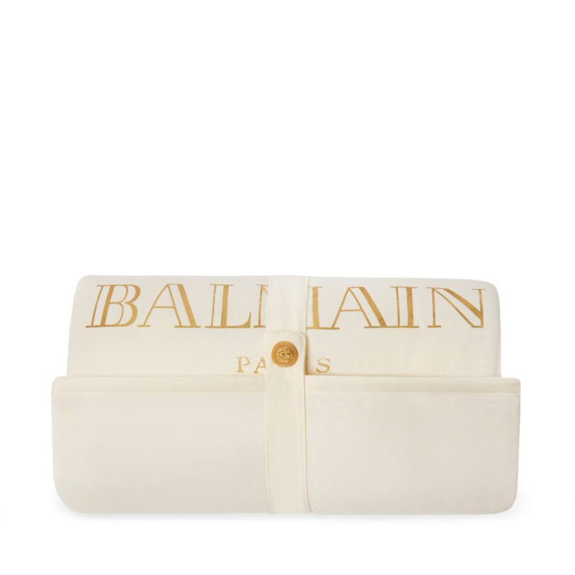 Чанта за преповиване Balmain BV0580-Z0082 Екрю цвят на ниска цена