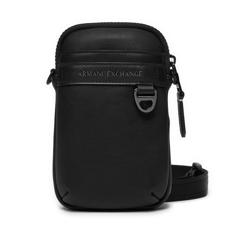 Чантичка за телефон Armani Exchange XM000256 AF11925 UC001 Черен цвят на ниска цена